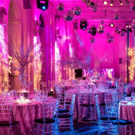 pink gold blue uplighting engagement 440x440px