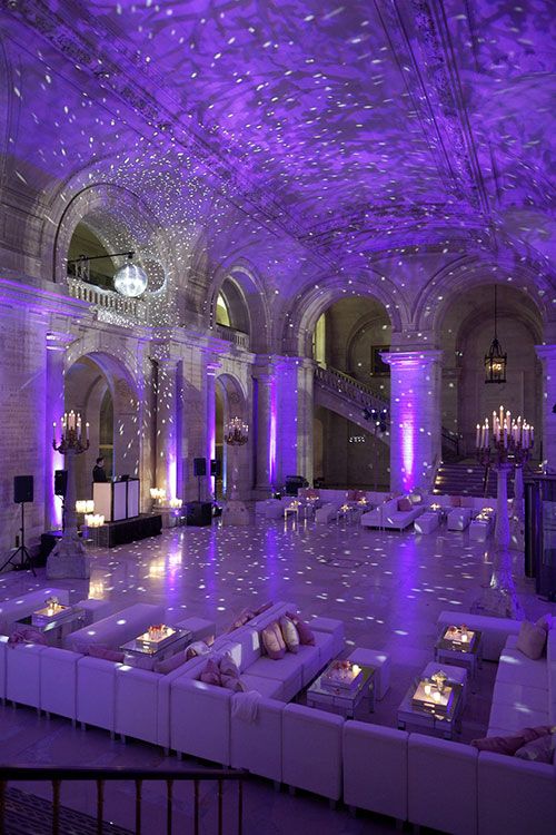 purple uplighting