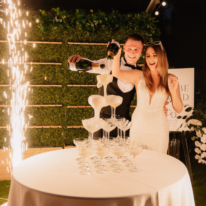 sparklers wedding champagne towers 720x720px